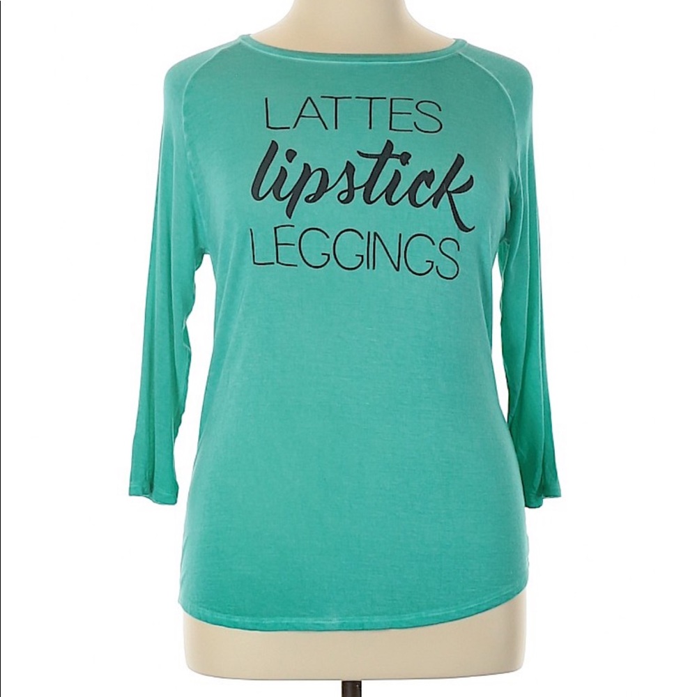 ☕️💄 LATTES AND LIPSTICK TUNIC SHIRT ☕️ 💄